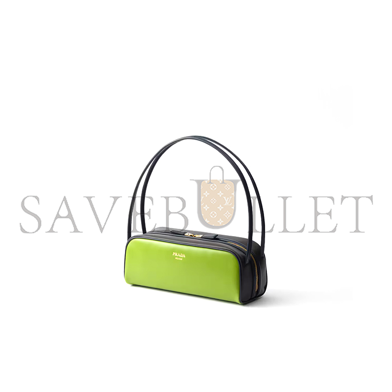 PRADA SWING SMOOTH LEATHER SHOULDER BAG 1BC249 (28*11.5*10cm)